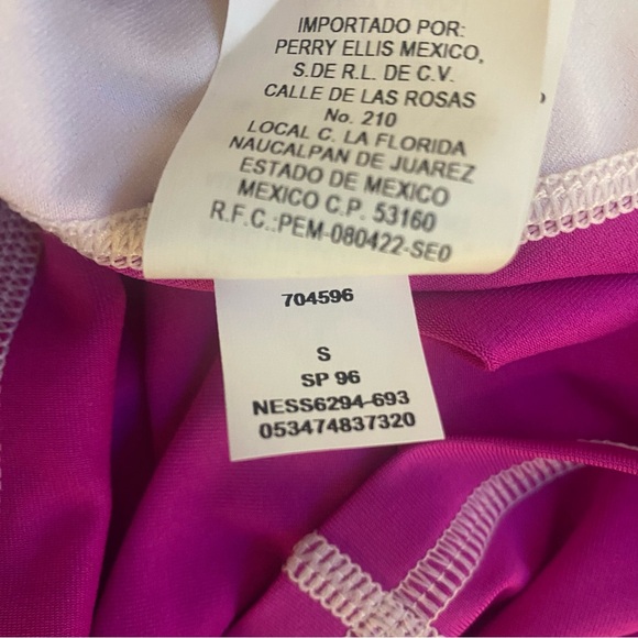 Nike Women's Pink and Black Swim Top NWT S - Picture 4 of 5